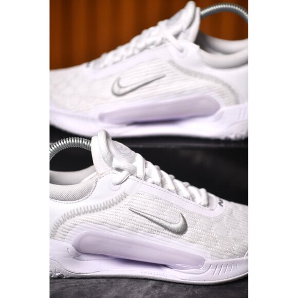 New! Size: 6.5 Women | Nike Court Zoom NXT | White Metallic Silver | DV3282-101 - Picture 13 of 16